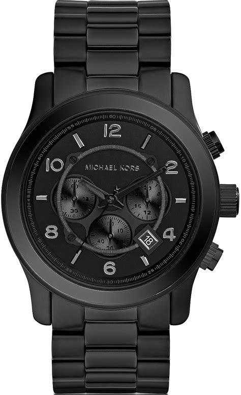 black michael kors watch men|mk watch for men price.